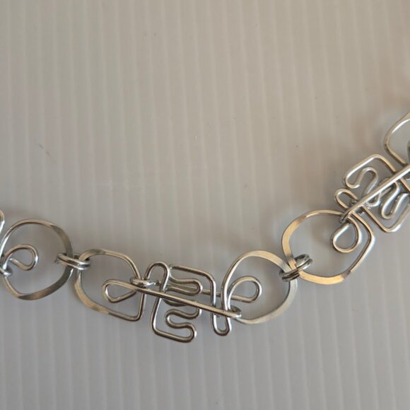 Bundle of THREE silver artisan necklaces - Picture 3 of 9